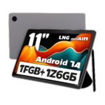 URAO C9+ 11 inch Android 14 tablet front view with screen on