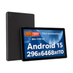 URAO 10 inch Android 15 tablet front view with keyboard set