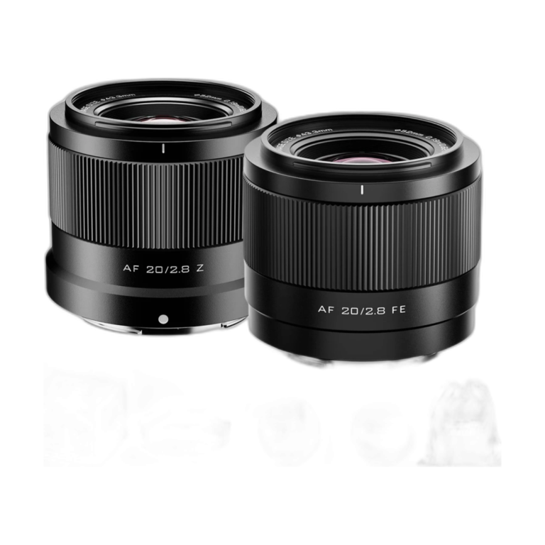 Viltrox 20mm F2.8 autofocus ultra wide angle lens front view