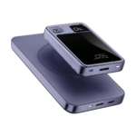 VIVO 2026 magnetic wireless power bank in black front view