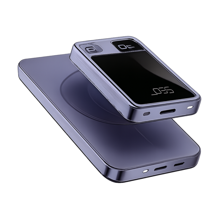 VIVO 2026 magnetic wireless power bank in black front view