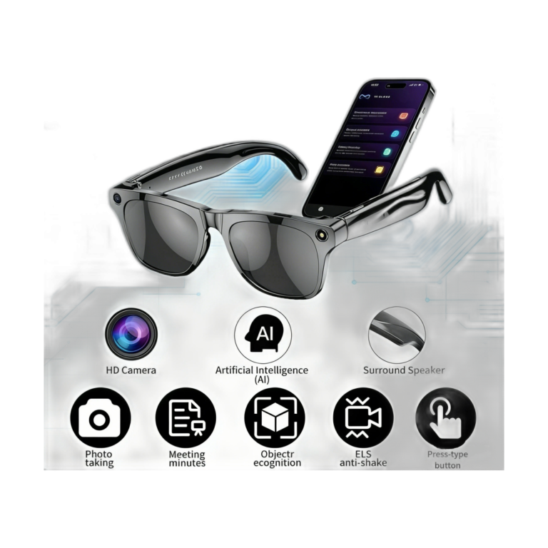 VIVO AI Smart Glasses with HD dual cameras and Bluetooth calling