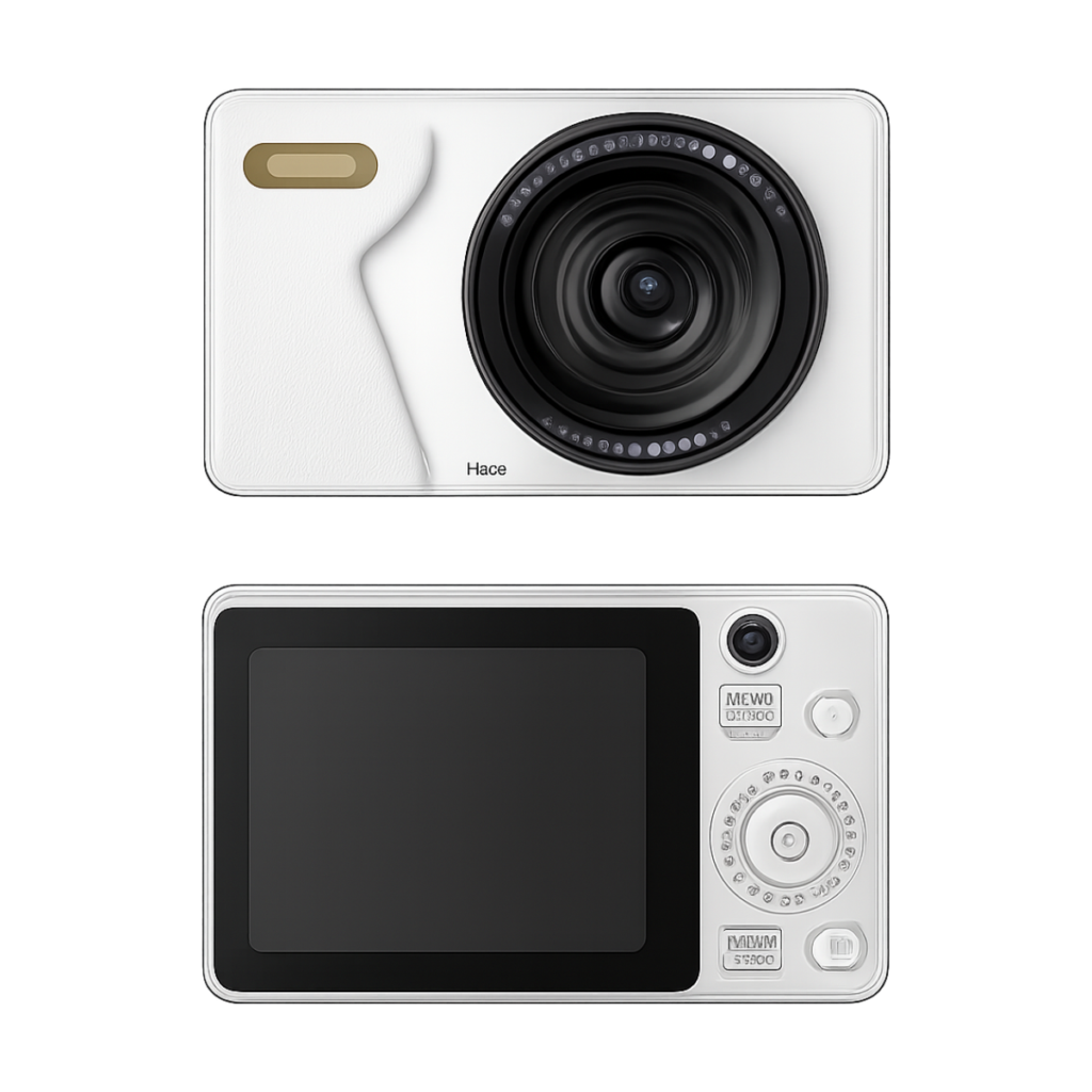 Vandlion A61 4K digital camera front view with 2.8 inch LCD screen