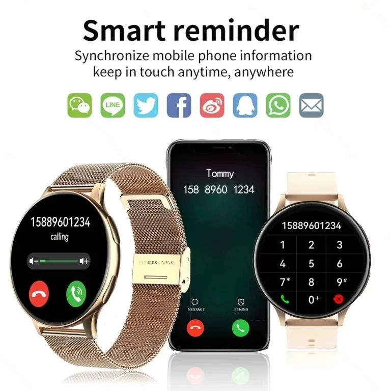 Xiaomi G20 smartwatch showing Bluetooth call feature