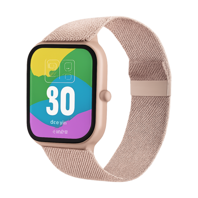 XIAOMI women's sports smartwatch full touch screen black alloy case