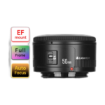 YONGNUO 50mm F1.8 auto focus camera lens front view