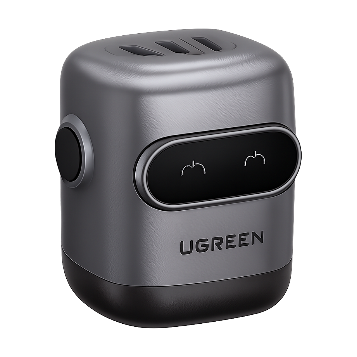 UGREEN 65W GaN charger with robot design and US plug for iPhone and MacBook