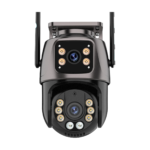 8MP outdoor dual lens PTZ WiFi security camera front view