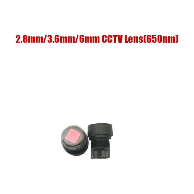 DIY 5MP CCTV camera lens with M12 mount and IR filter