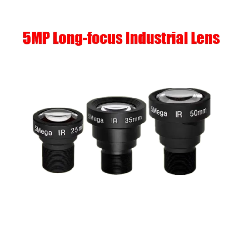 5MP M12 CCTV lens with 25mm 35mm 50mm focal lengths