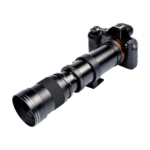 Lightdow 420-800mm f8.3-16 manual telephoto zoom lens front view