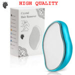 Portable crystal hair eraser on white background