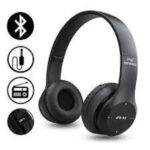 P47 Bluetooth wireless foldable headphones front view