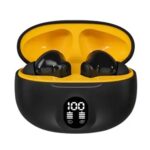 Stereo Wireless Earphones 895B – Bluetooth V5.4, Premium Deep Bass, Waterproof, Dustproof, LCD Display, Long Battery Life (Random Color)