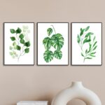 Set of 3 Premium Wall Art Photo Tiles – Modern Home Decor Sets 8x11