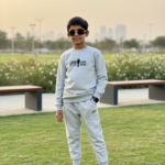 HERMAIN BANTVA kids winter tracksuit set front view