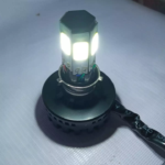 M6 LED Universal Headlight with Fan for All Bikes | universal fitting 3 function High/Low and flasher light