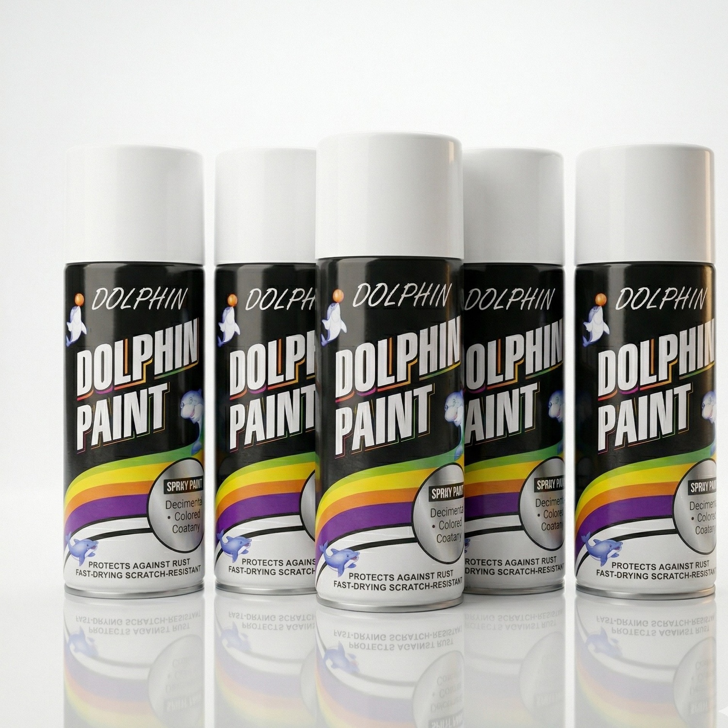 0ca0cf4429f5465e583c93fcc4c91538.jpeg Dolphin 400ml spray paint can with high-gloss finish