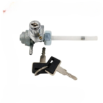 Crown Motorcycle Fuel Cock with Key Lock for Honda CD70 & CG125 – Fuel Tap Valve with Reserve Function