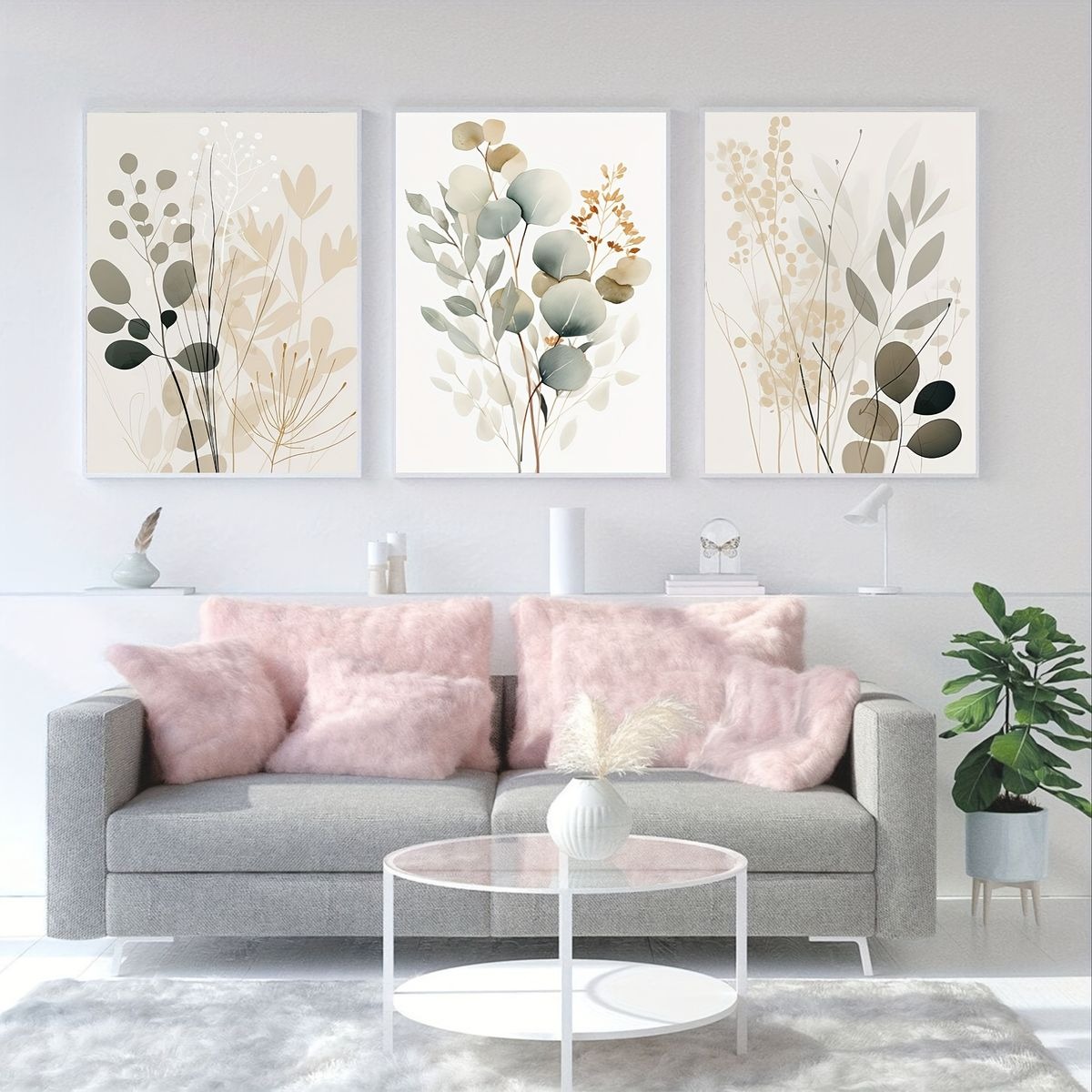 0e37428660eb726042f5ae40c722aac2.jpeg 3pcs boho floral stickytiles frames arranged on wall