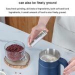 Electric coffee grinder with 250W motor and stainless steel blades