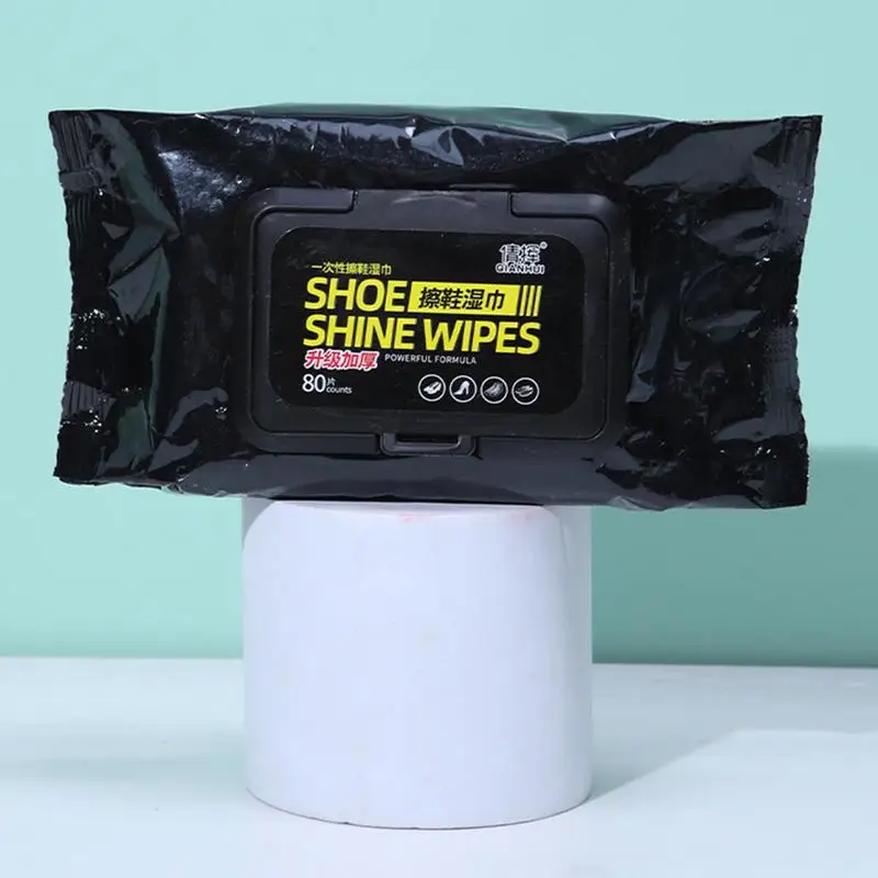 1-14.webp Disposable Shoe Cleaning Wipes | Quick Shine Clean Wet Wipes (80 Wipes In 1 Packet) | Instant Shoe Care | Easy, Mess-Free Cleaning - Image 1