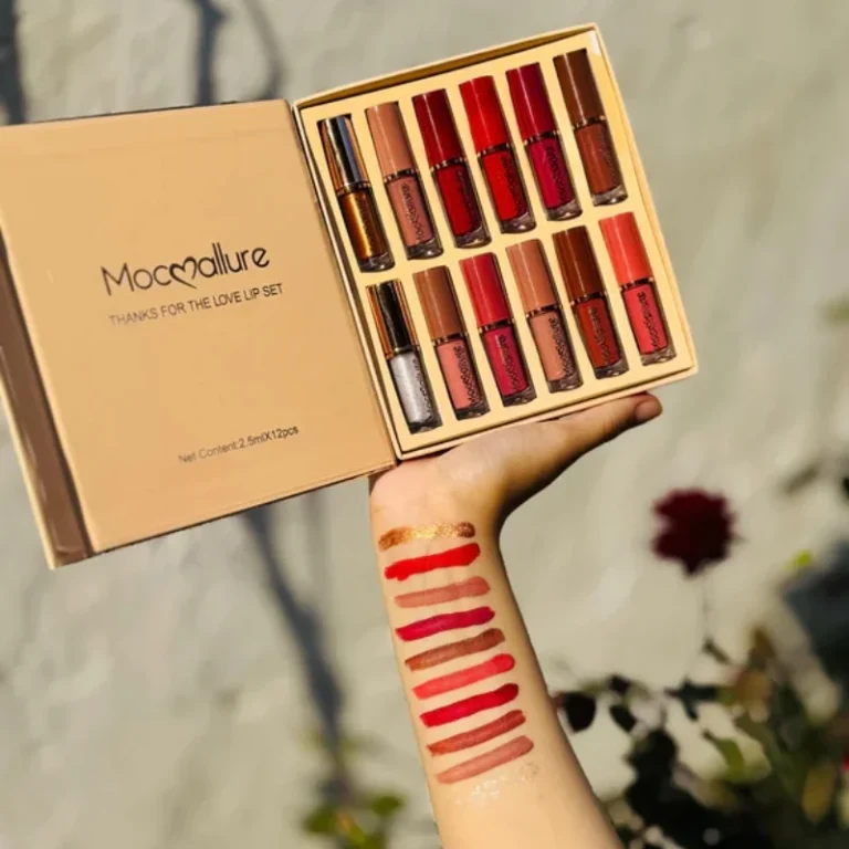 Mocallure matte liquid lipstick set shade display 1