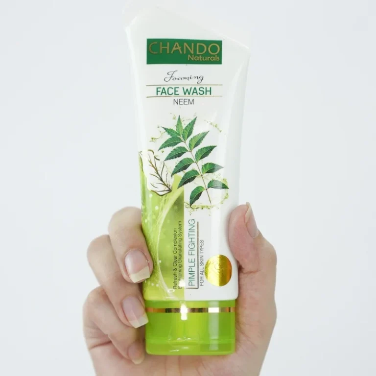 Chando Naturals Neem Pimple Fighting Face Wash tube front view