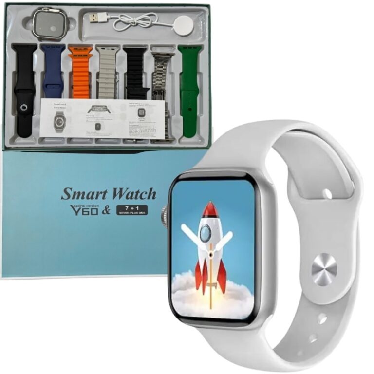 Y60 Ultra 7+1 Sports Edition smartwatch front view with full touch display