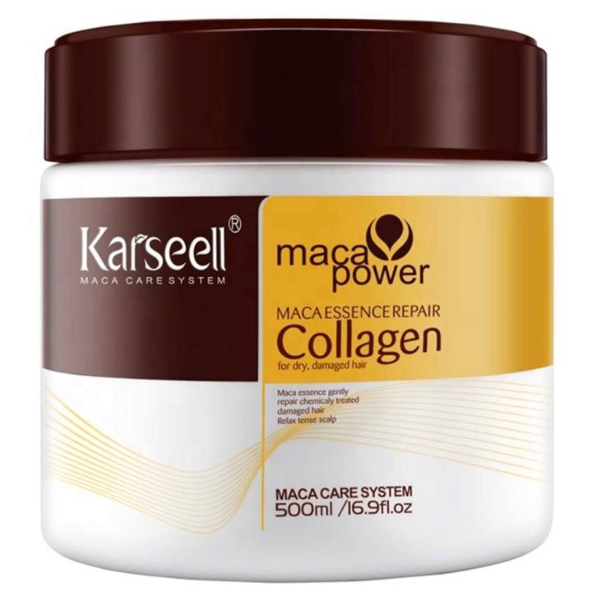 1_1758023675.jpg Karseell Collagen Deep Repair Hair Mask front view 500ml