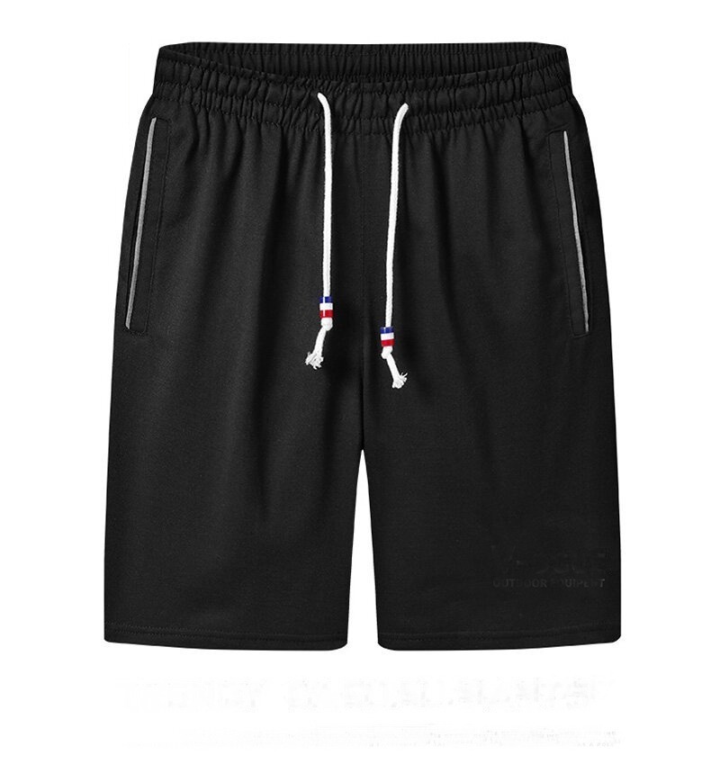 1c743147d298462ab425a7fda3c41d2d.jpeg Men's black breathable basketball shorts with drawstring waistband