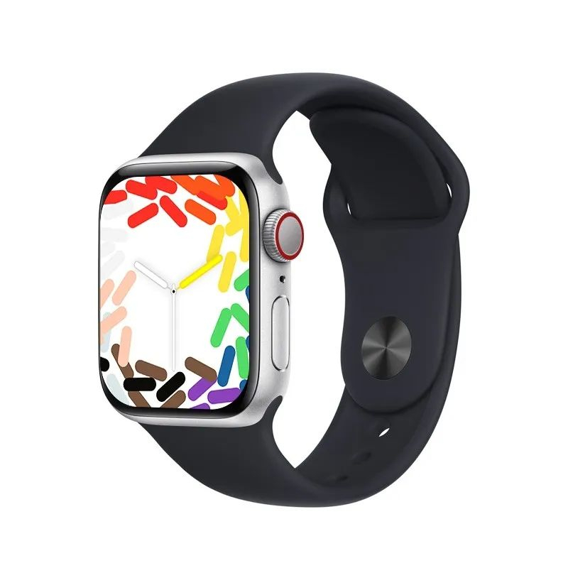 2-5_1726904473.jpg T900 Pro Max Series 9 smartwatch front view showing large 2.09 inch HD screen