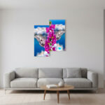 Butterfly Bliss – 2 Panel Modern Wall Art Set 8×16 Inches