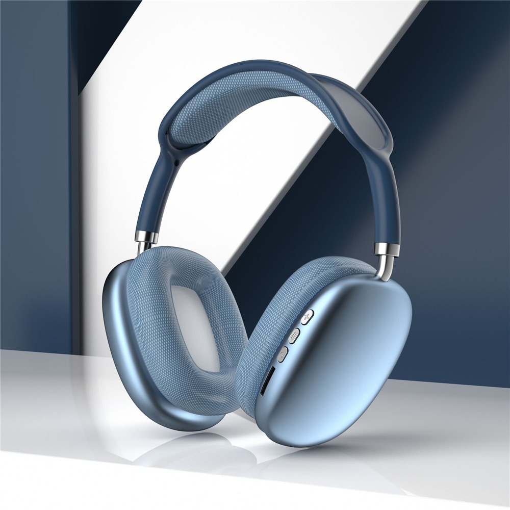 20ecb6cb713bb1b58f6480782a4bf93c.jpg P9 Wireless Bluetooth Headphones foldable design front view