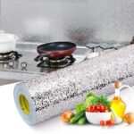 Roll of waterproof aluminium foil kitchen sticker