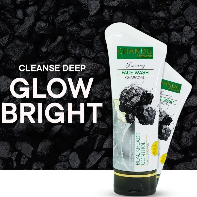 22_1758828224.webp Chando Naturals Charcoal Face Wash 100ml front view