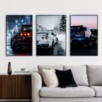 Set of 3 Premium Wall Art Photo Tiles – Modern Home Decor Sets 8x11