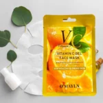 O’Mayln Vitamin C gel face mask pack of 2 front view