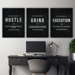 Set of 3 Premium Wall Art Photo Tiles – Modern Home Decor Sets 8x11