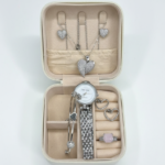 Elegant Heart & Stone 5-Piece Women’s Jewelry Gift Set ~ Imported