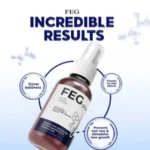 FEG Plus hair growth spray bottle front view