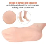 01 Pair Silicone Jelly Socks Gel Moisturizing Socks Foot Care Protector