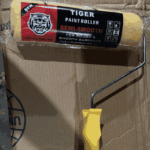 Tiger Professional Paint Roller – 9-Inch Semi-Smooth Roller with Handle – Heavy-Duty Wall Painting Tool for Rough & Smooth Surfaces – DIY & Contractor Grade