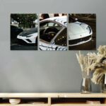Set of 3 Premium Wall Art Photo Tiles – Modern Home Decor Sets 8x11