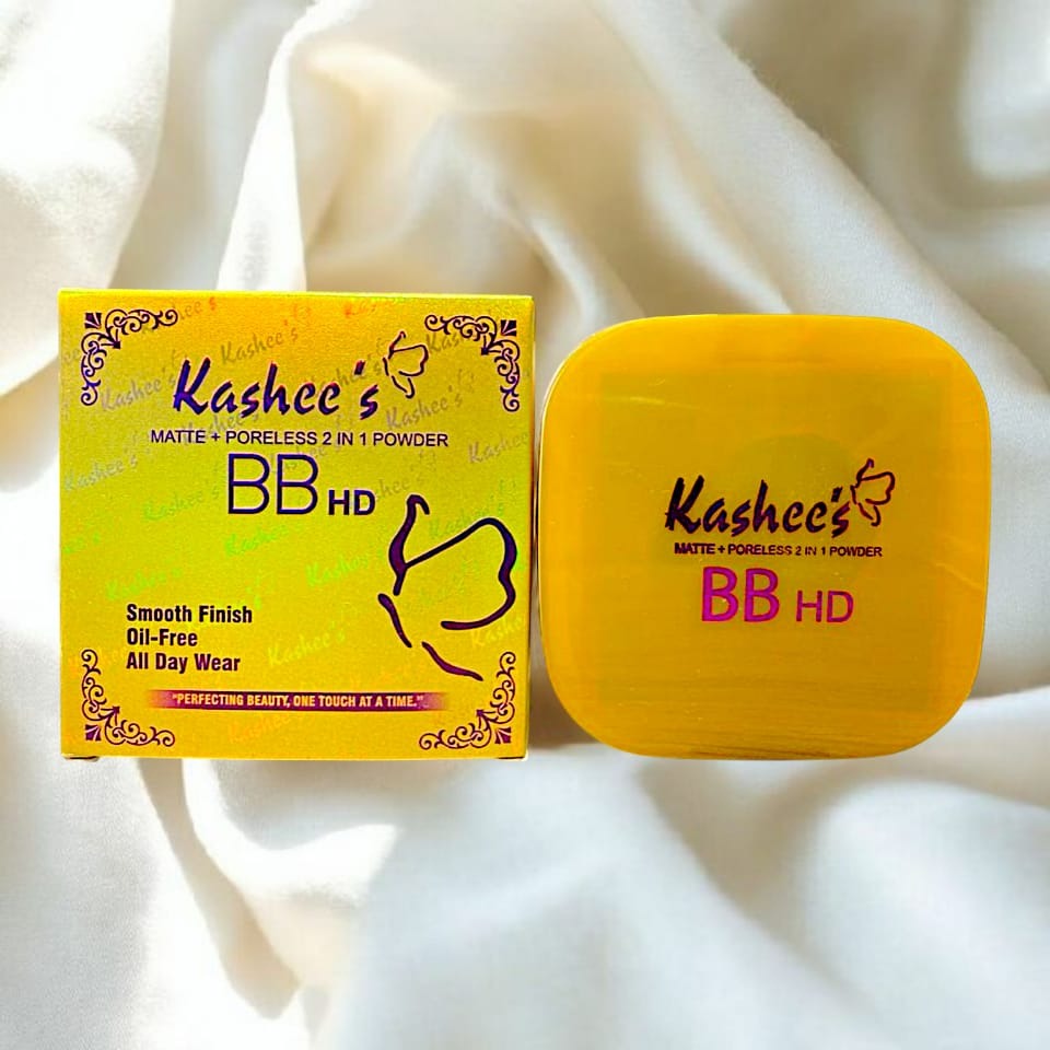 4734f37933f93ef9f432aa5decf31356.jpg Kashees BB HD Matte And Poreless 2 In 1 Face Powder – Smooth Finish, Oil Free, Long Lasting All Day Wear Compact Powder For Flawless Skin - Image 1