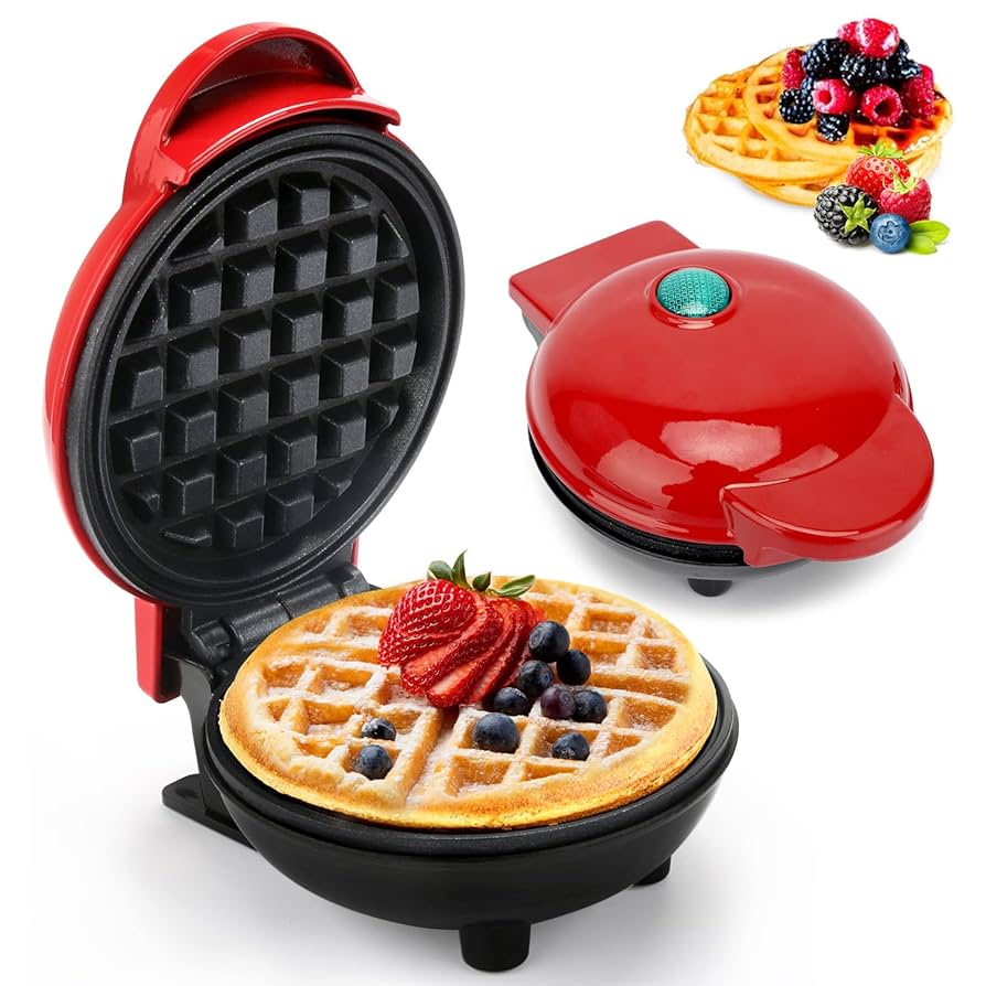 490bb11dac5d0e6531b20f0f8a8251fe.jpeg Waffle Maker Breakfast Machine – Non Stick Easy Clean Compact Electric Appliance For Quick And Delicious Homemade Waffles - Image 1