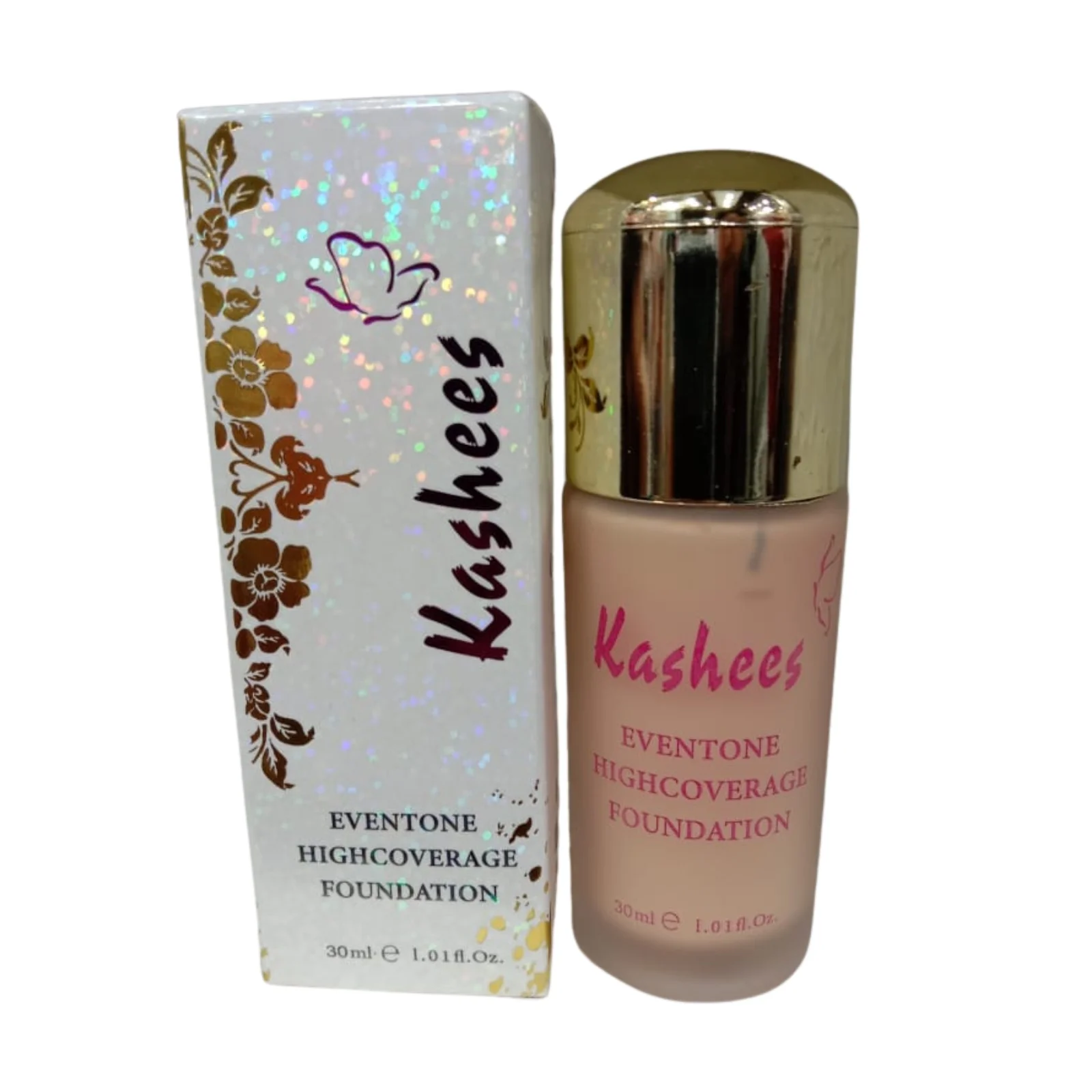 4_1754342730.webp Kashees Eventone Liquid Foundation bottle front view