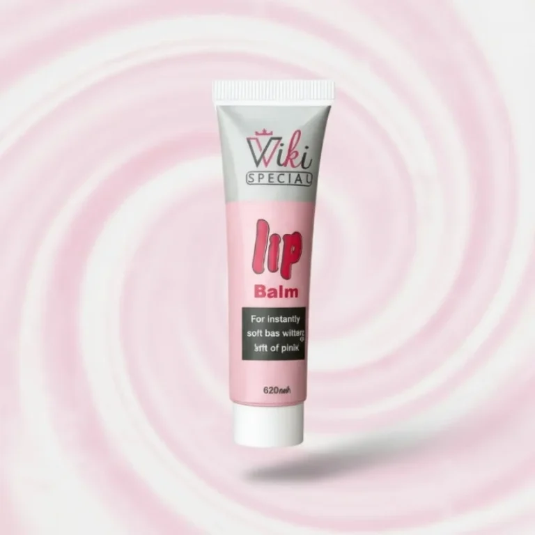 Wiki pink color lip balm in 20ml tube