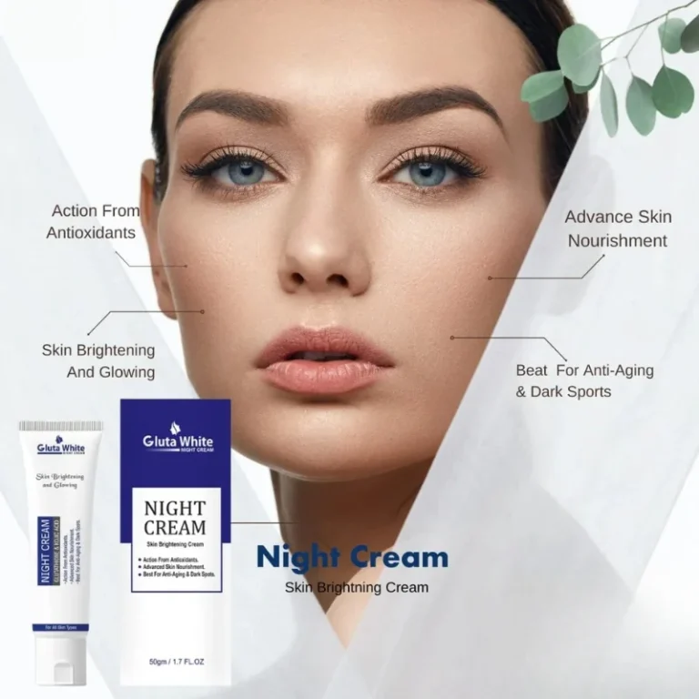 Gluta White Night Cream tube front view