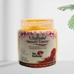 Zafrani Beauty Cream jar with saffron and natural ingredients